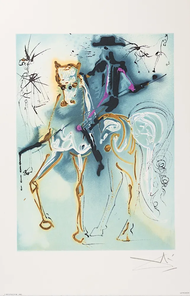 Litografia Dali - Le Picador