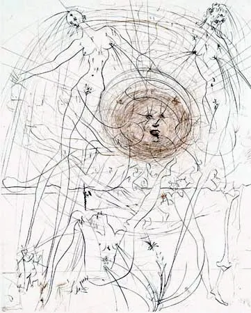 Gravura Dali - Le Soleil (The Sun)