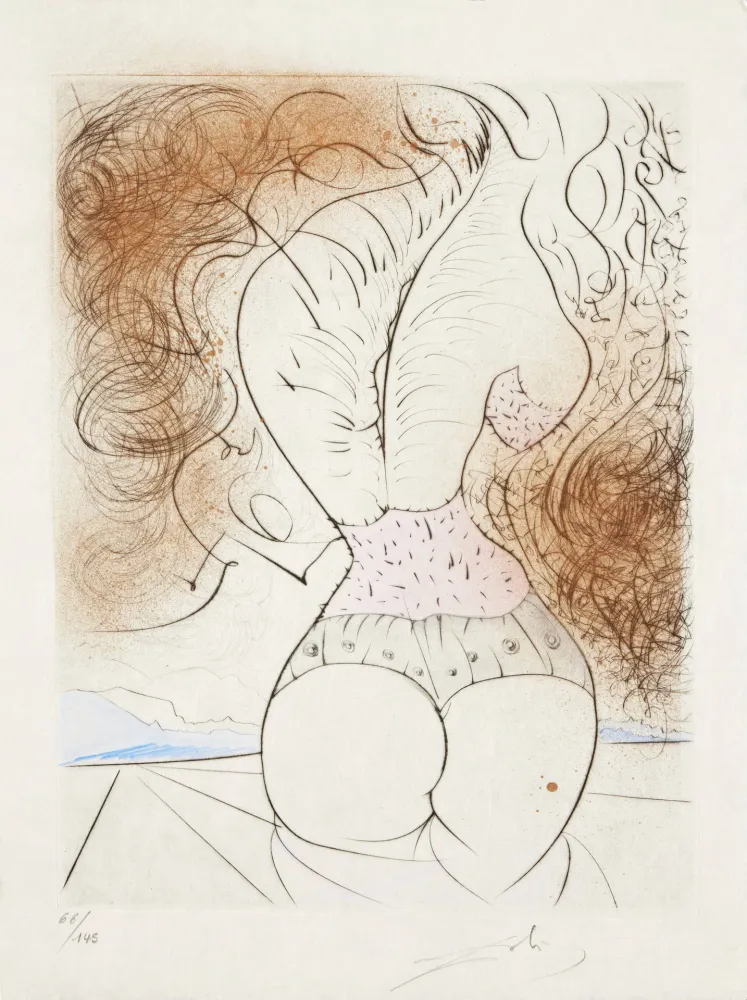 Água-Forte Dali -  Le Torse