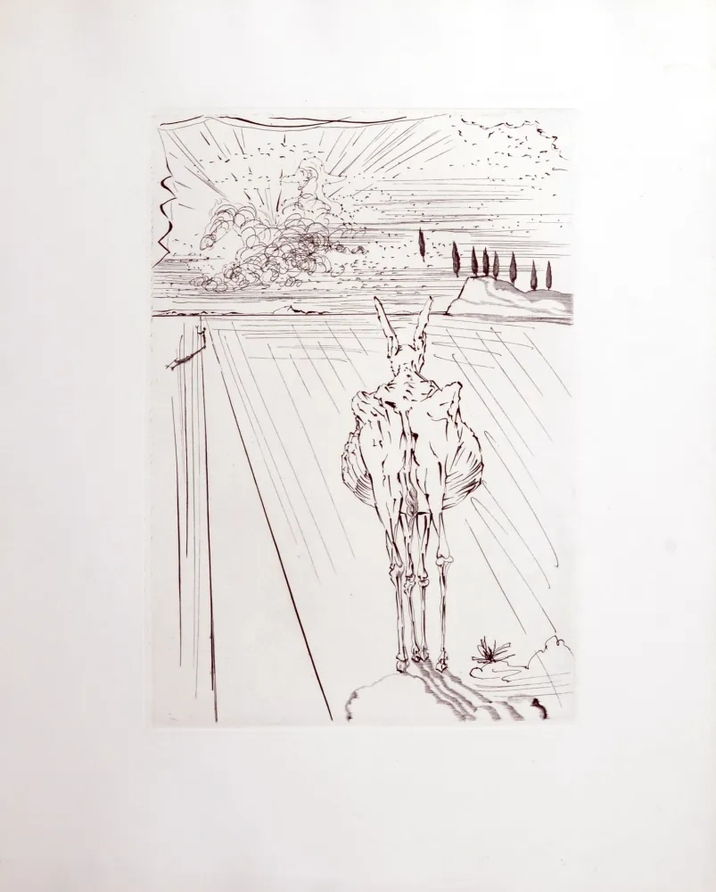 Gravura Dali - Le Tricorne, 1958