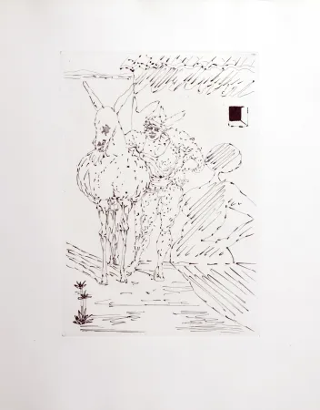 Gravura Dali - Le Tricorne, 1958