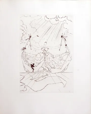 Gravura Dali - Le Tricorne, 1958