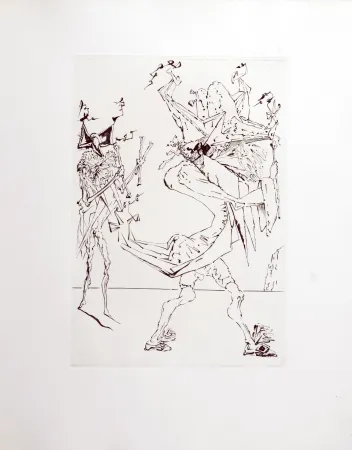 Gravura Dali - Le Tricorne, 1958