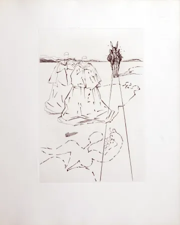 Gravura Dali - Le Tricorne, 1958