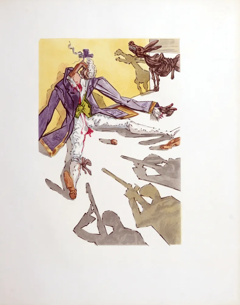 Gravura Dali - Le Tricorne, 1958