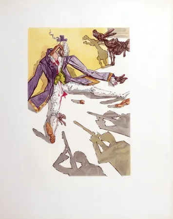 Gravura Dali - Le Tricorne, 1958