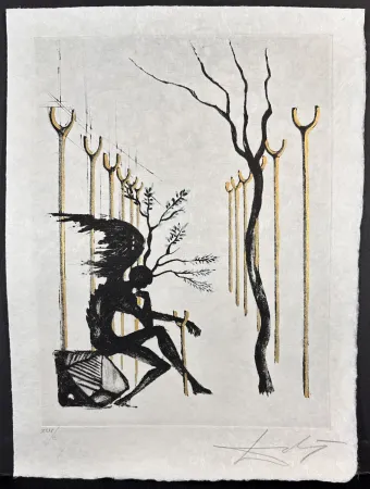 Gravura Dali - Le Vitrail