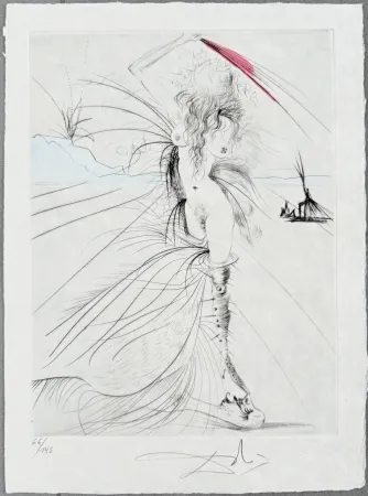 Gravura Dali - Les Aigrettes