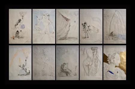 Gravura Dali - Les Amours de Cassandre Suite