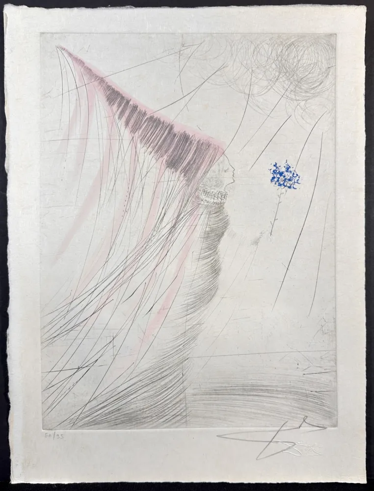 Gravura Dali - Les Amours de Cassandre The Fairy