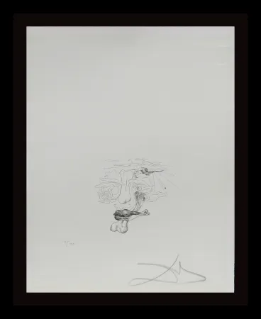 Gravura Dali - Les Chants de Maldoror (Tongue)