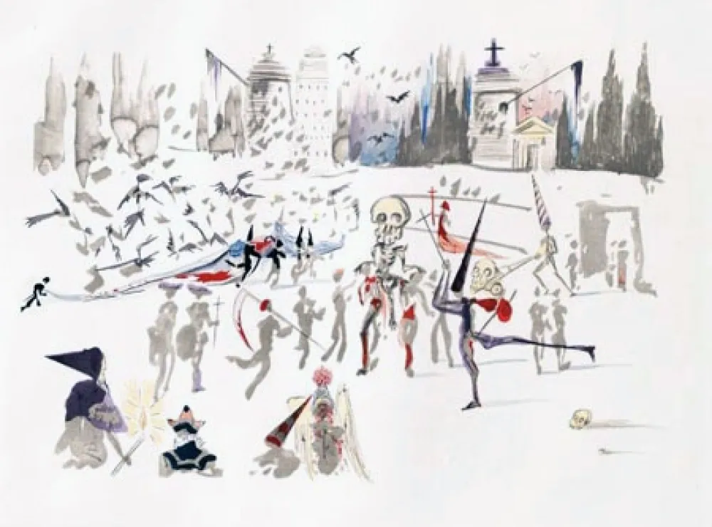 Gravura Dali - Les Moulins (The Mills)