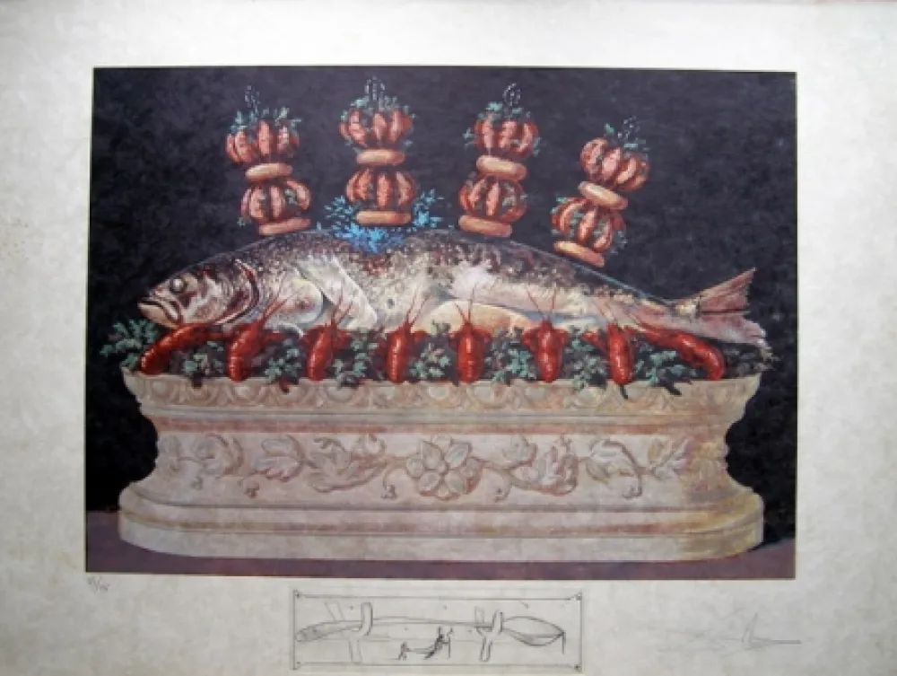 Litografia Dali - LES PANACHES PANACHÉS.