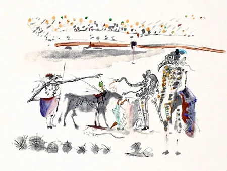 Gravura Dali - Les Perroquets (Parrots)