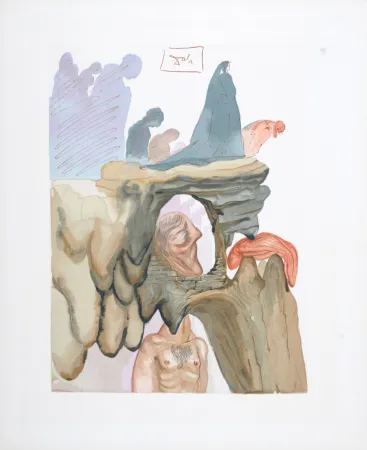 Xilogravura Dali - Les Prévaricateurs, 1963