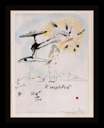 Gravura Dali - Les Rois Mages L'Incantation