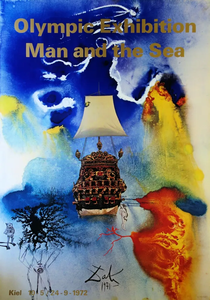 Livro Ilustrado Dali - L'Homme et la Mer