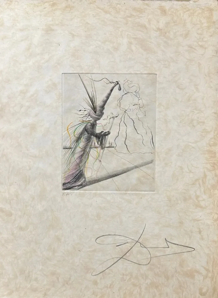 Gravura Dali - L'Illusioniste (1968)