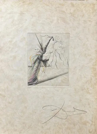 Gravura Dali - L'Illusioniste (1968)