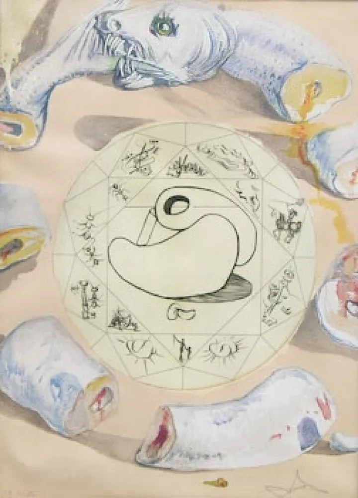 Água-Forte Dali - L'Ouroboros