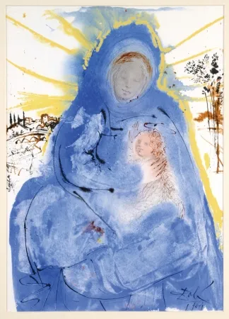 Múltiplo Dali - Maria conferens in corde suo