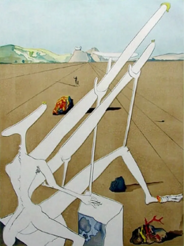 Gravura Dali - Martian