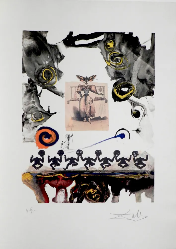 Gravura Dali - Memories of Surrealism Surrealist Gastronomy