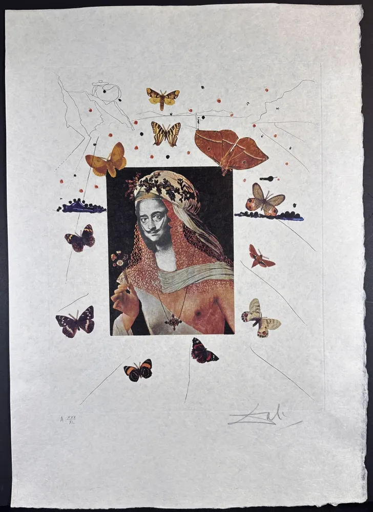 Gravura Dali - Memories of Surrealism Surrealist Portrait of Dali