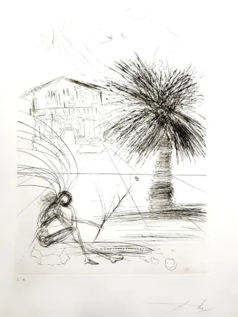 Gravura Dali - Mission Dolores - San Francisco