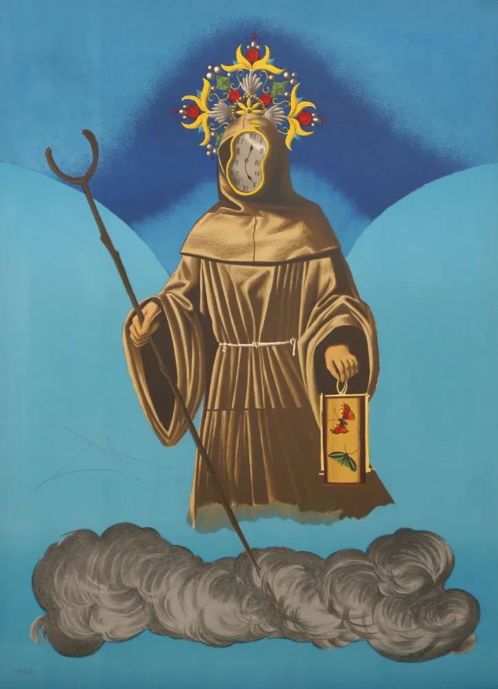 Litografia Dali - Mystery of Sleep (The Hermit)