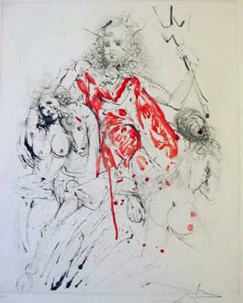 Gravura Dali - Neptune (Poseidon)