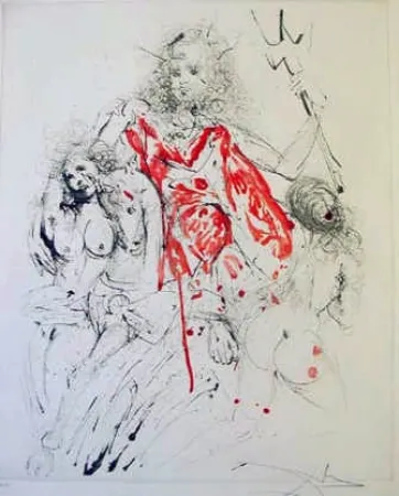 Gravura Dali - Neptune (Poseidon)