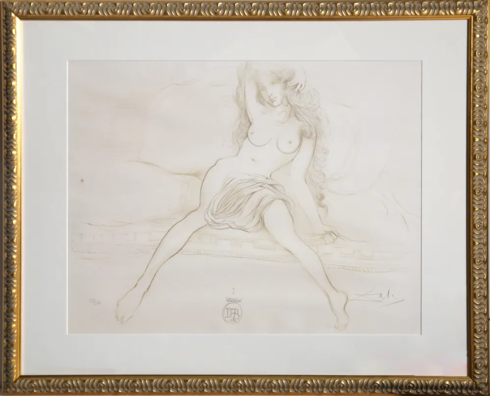 Litografia Dali - Nu au Sopha