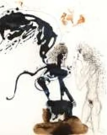 Água-Forte Dali - Oedipus et Sphinx