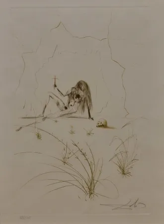 Água-Forte Dali - Ogrin, l'eremita