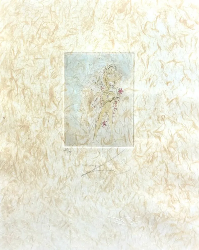 Gravura Dali - Petit nu d'Apollinaire