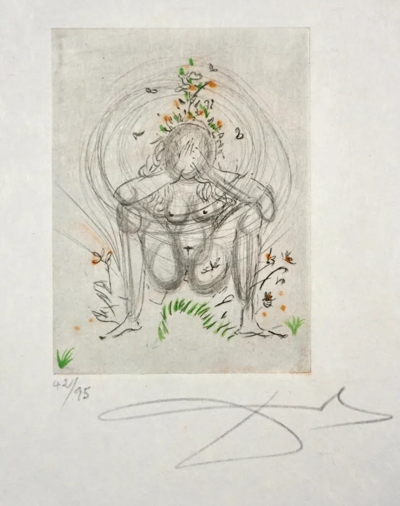 Gravura Dali - Petites Nus (from Apollinaire) I 