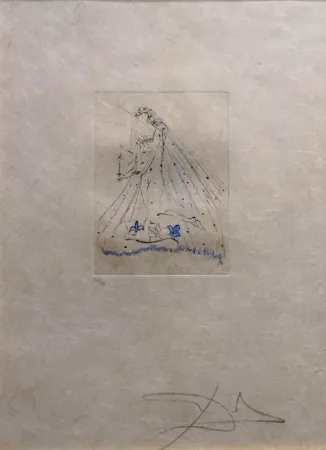 Gravura Dali -  Petites Nus (Ronsard) 1st Row 1st Piece A