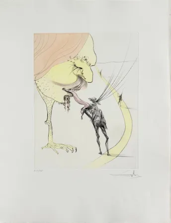 Água-Forte Dali - Picasso: A Ticket for Glory