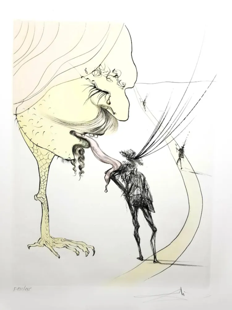 Gravura Dali - Picasso: A Ticket to Glory