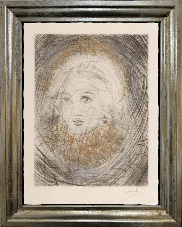 Ponta-Seca Dali - Portrait of  Marguerite