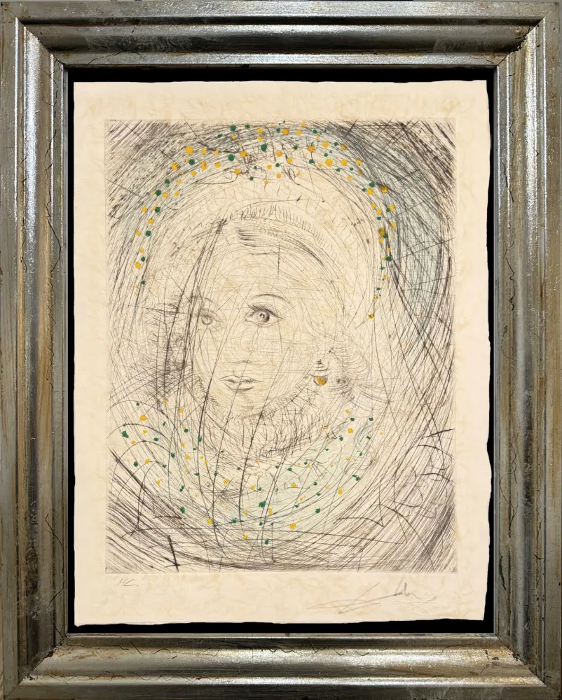 Ponta-Seca Dali - Portrait of  Marguerite