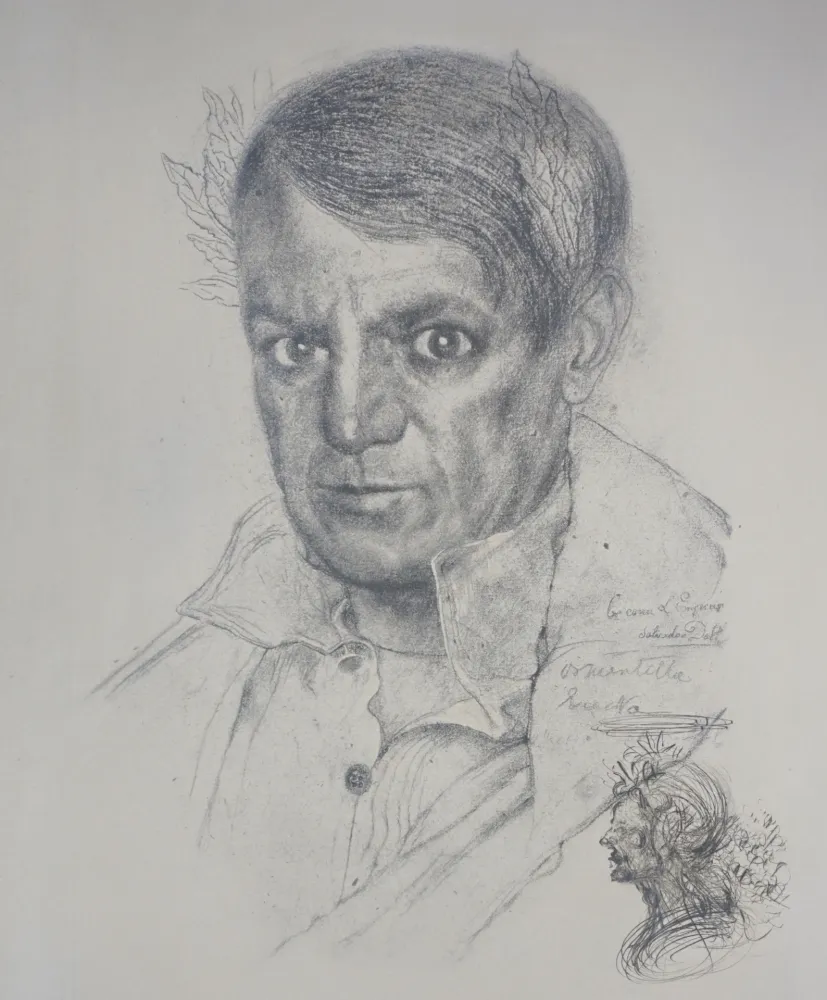 Gravura Dali - Portrait of Picasso