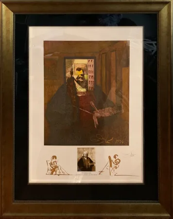 Litografia Dali - Rembrandt (Portrait du Peintre par Lui-Meme)