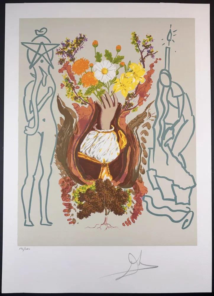 Litografia Dali - Renaissance With Original Portfolio Case