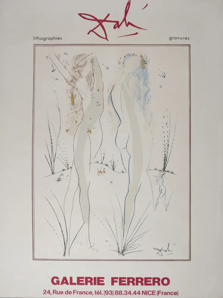 Litografia Dali - Retour de la Sulamite, circa 1971