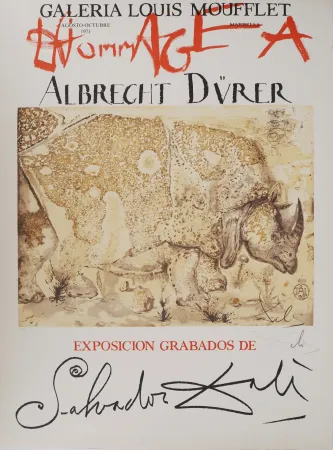 Livro Ilustrado Dali - Rhinocéros : Hommage à Albrecht Dürer