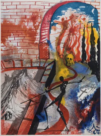 Litografia Dali - Romeo and Juliet #1, 1975