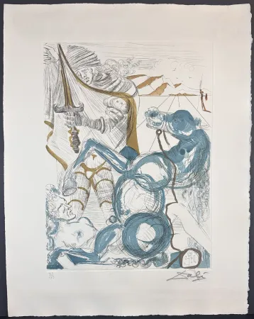 Gravura Dali - Saint Martin