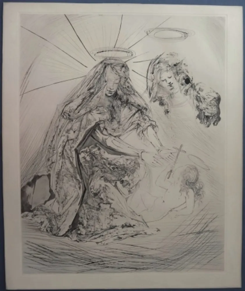 Água-Forte E Água-Tinta Dali - Sainte Anne